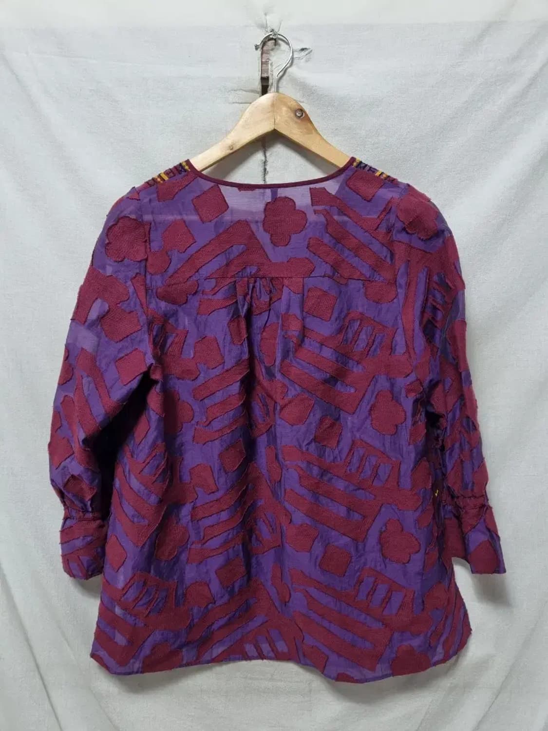 베네통 자수 블라우스 42 상품이미지2