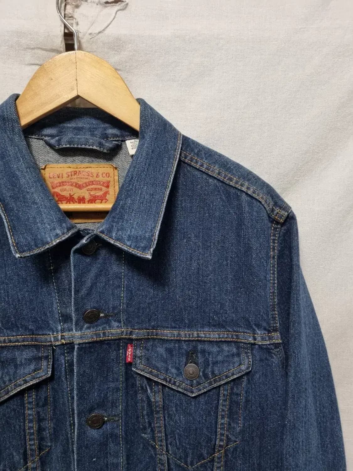 리바이스 데님 자켓 청자켓 M 상품이미지3