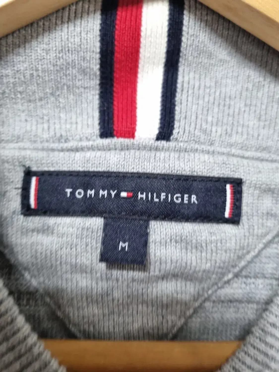 타미힐피거 그레이 니트 집업 가디건 M 상품이미지4