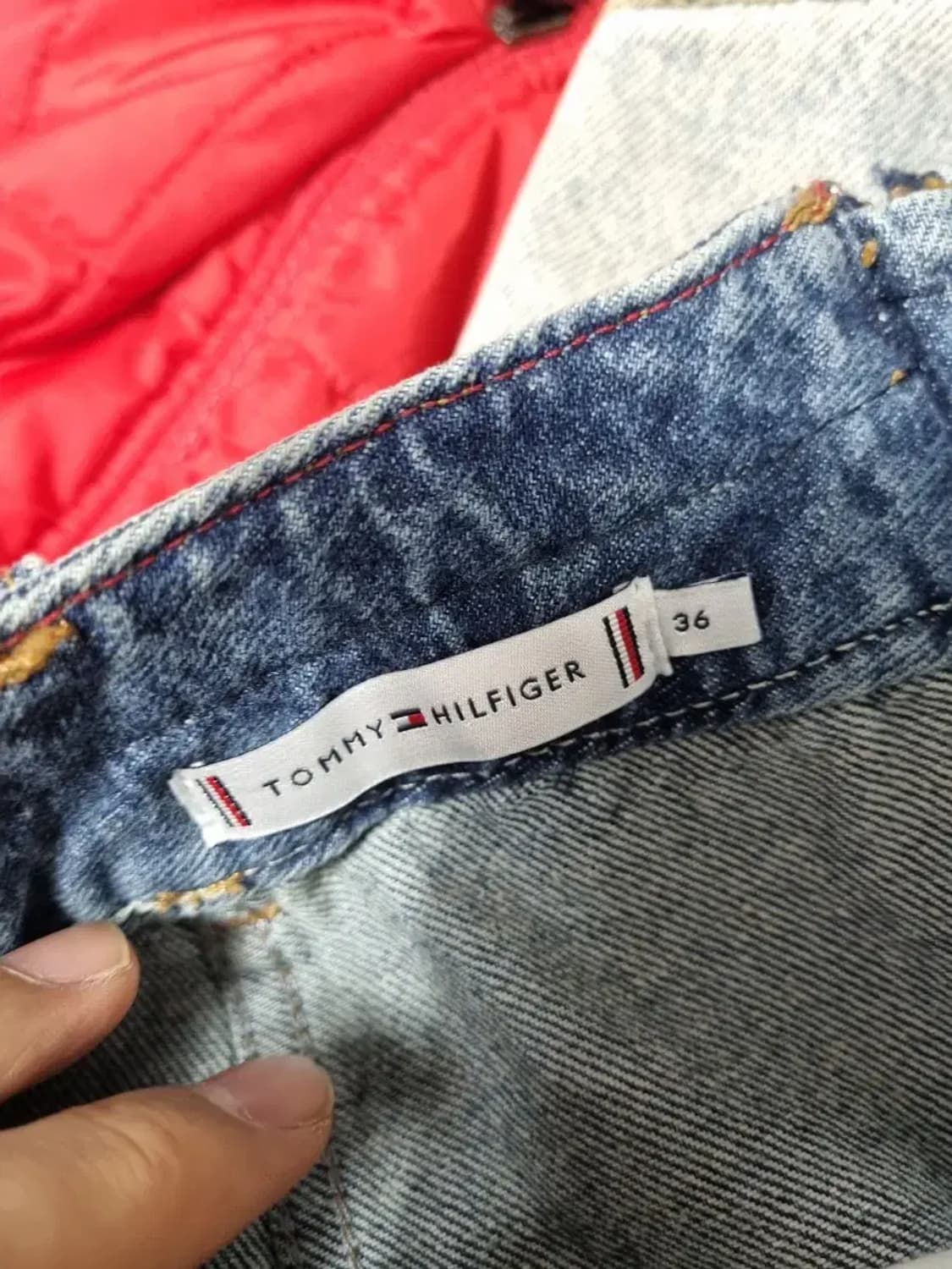 타미힐피거 데님 롱 스커트 36 상품이미지4