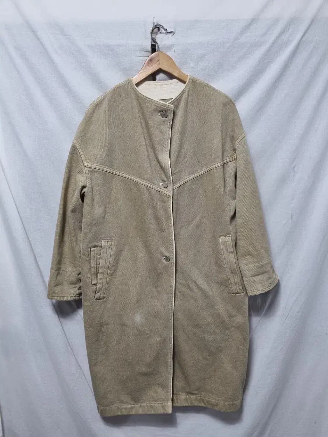 시스템 코듀로이 롱 코트 자켓 90 상품이미지1