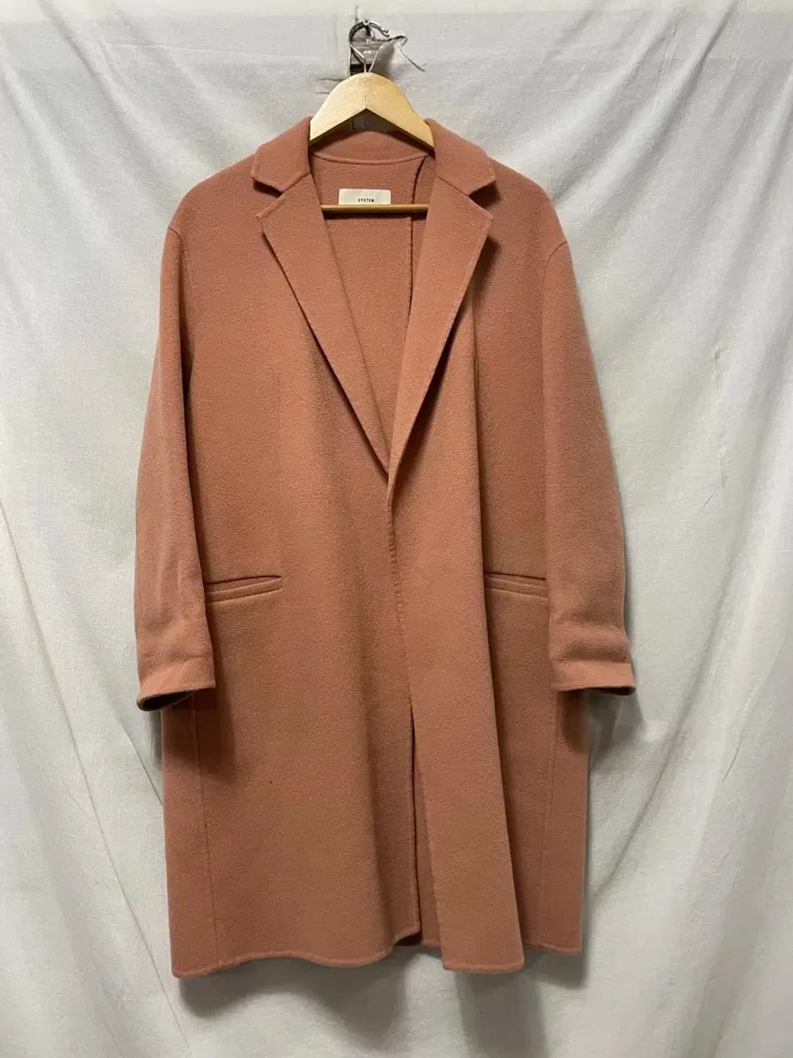 시스템 캐시미어 혼방 코트 S 상품이미지1