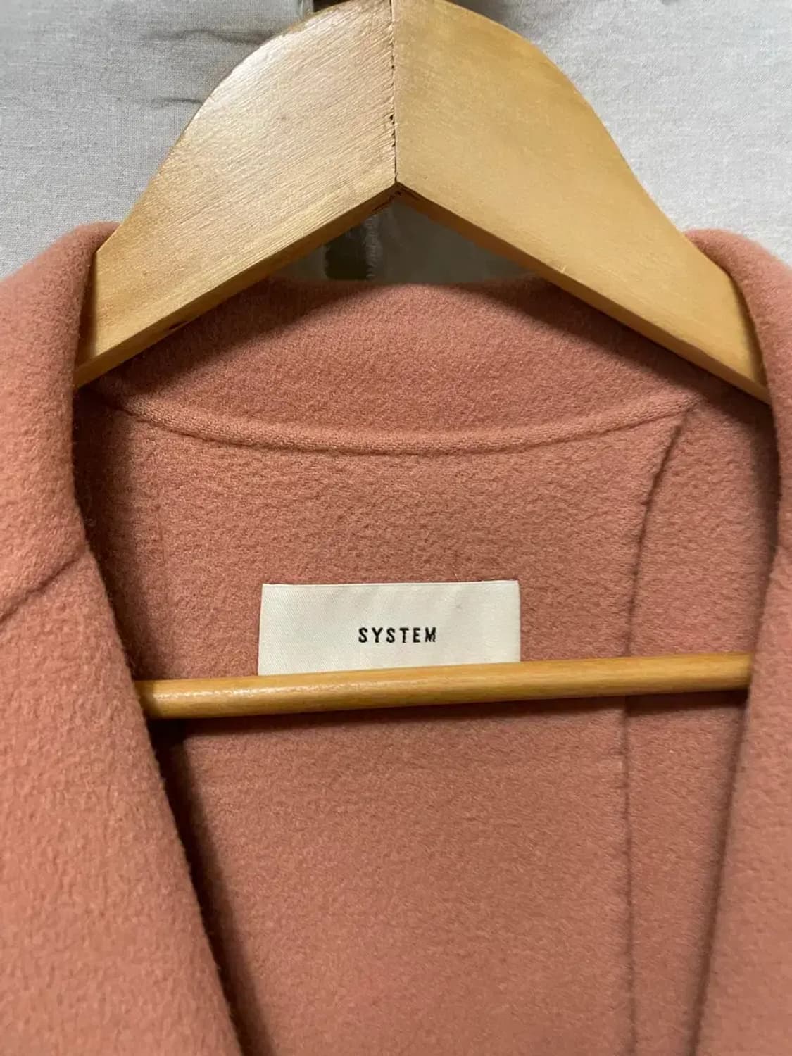 시스템 캐시미어 혼방 코트 S 상품이미지3