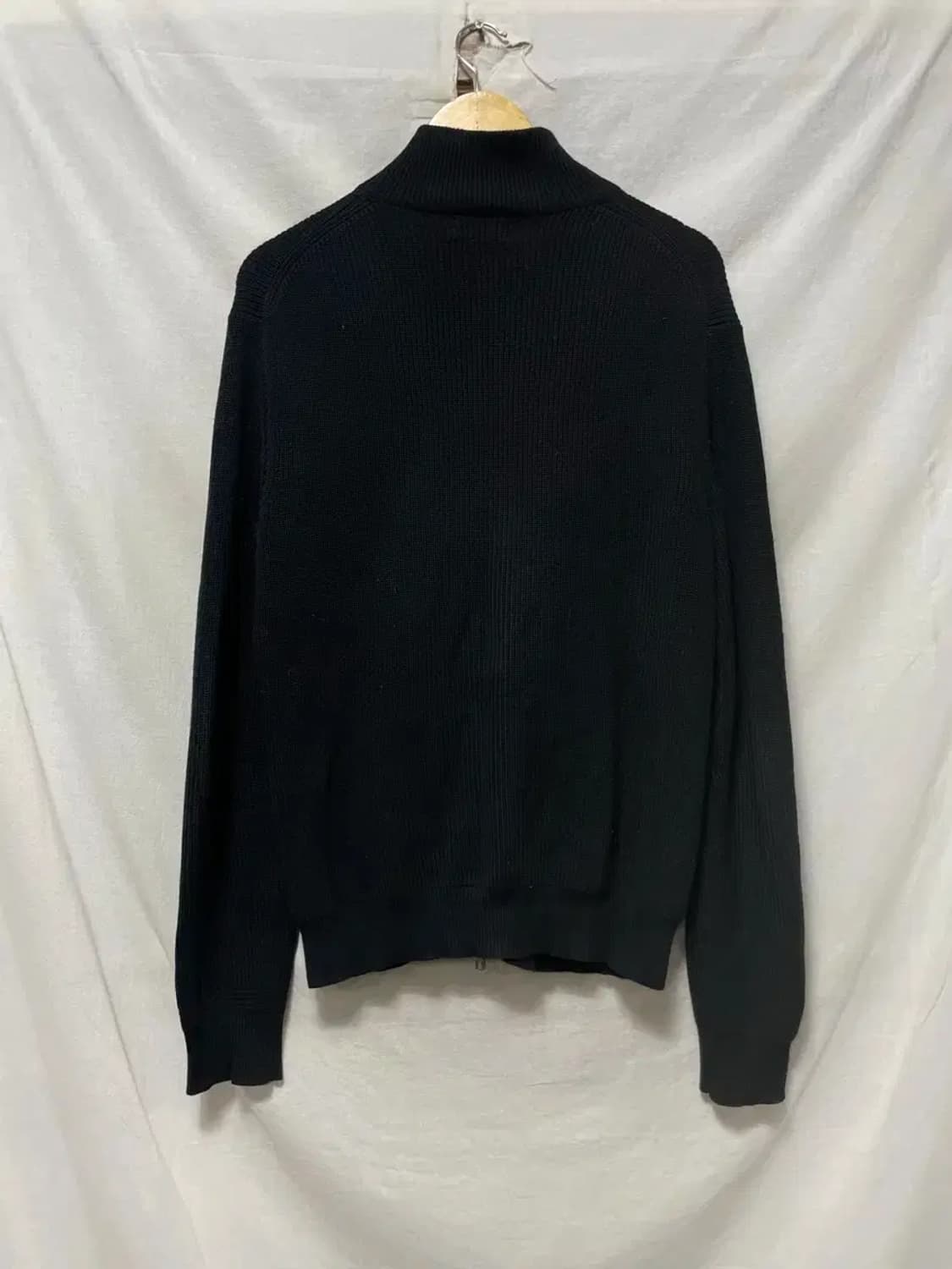 폴로 랄프로렌 블랙 니트 집업 가디건 M 상품이미지2