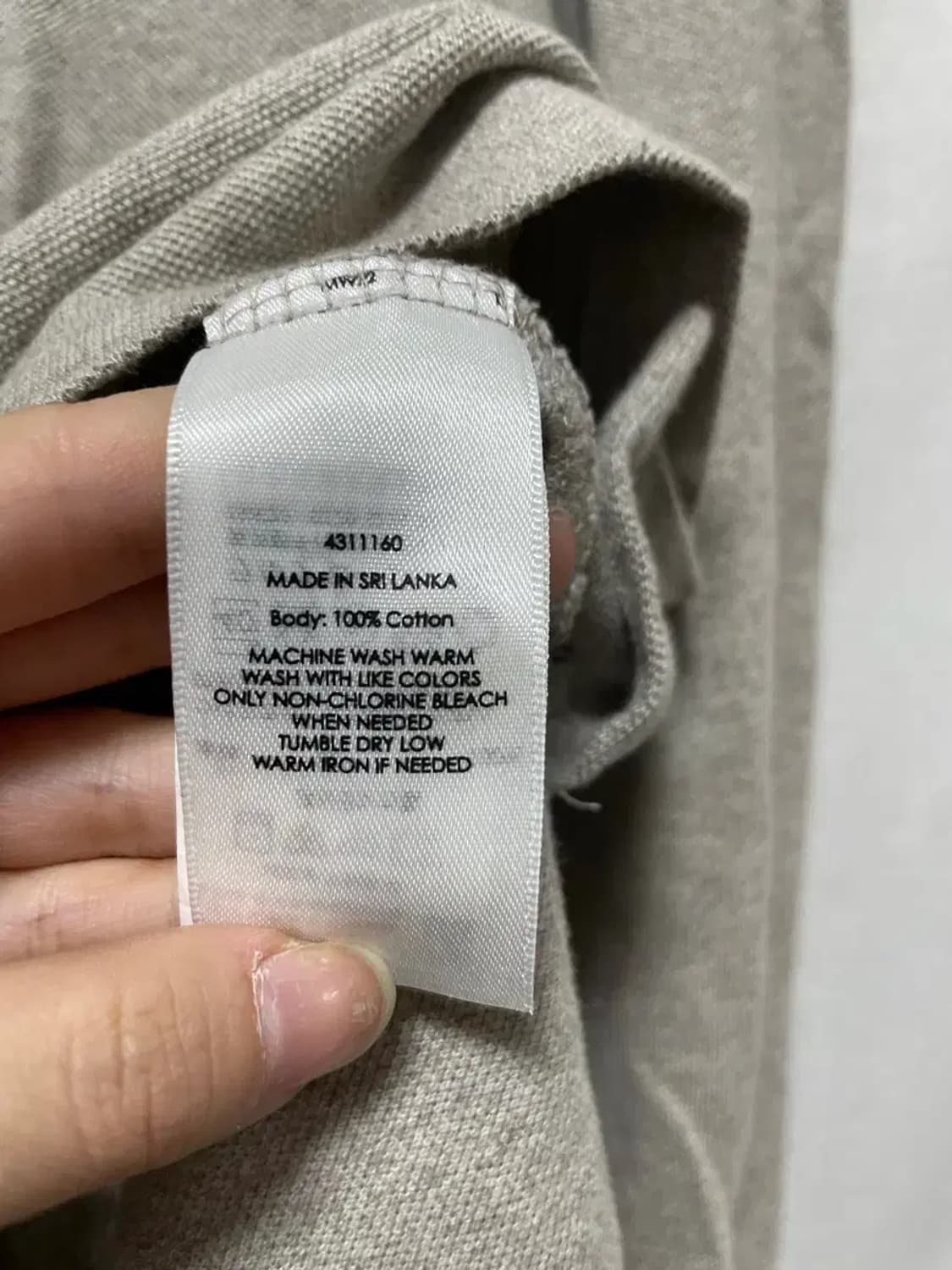 폴로 랄프로렌 커스텀핏 카라티 L 상품이미지5