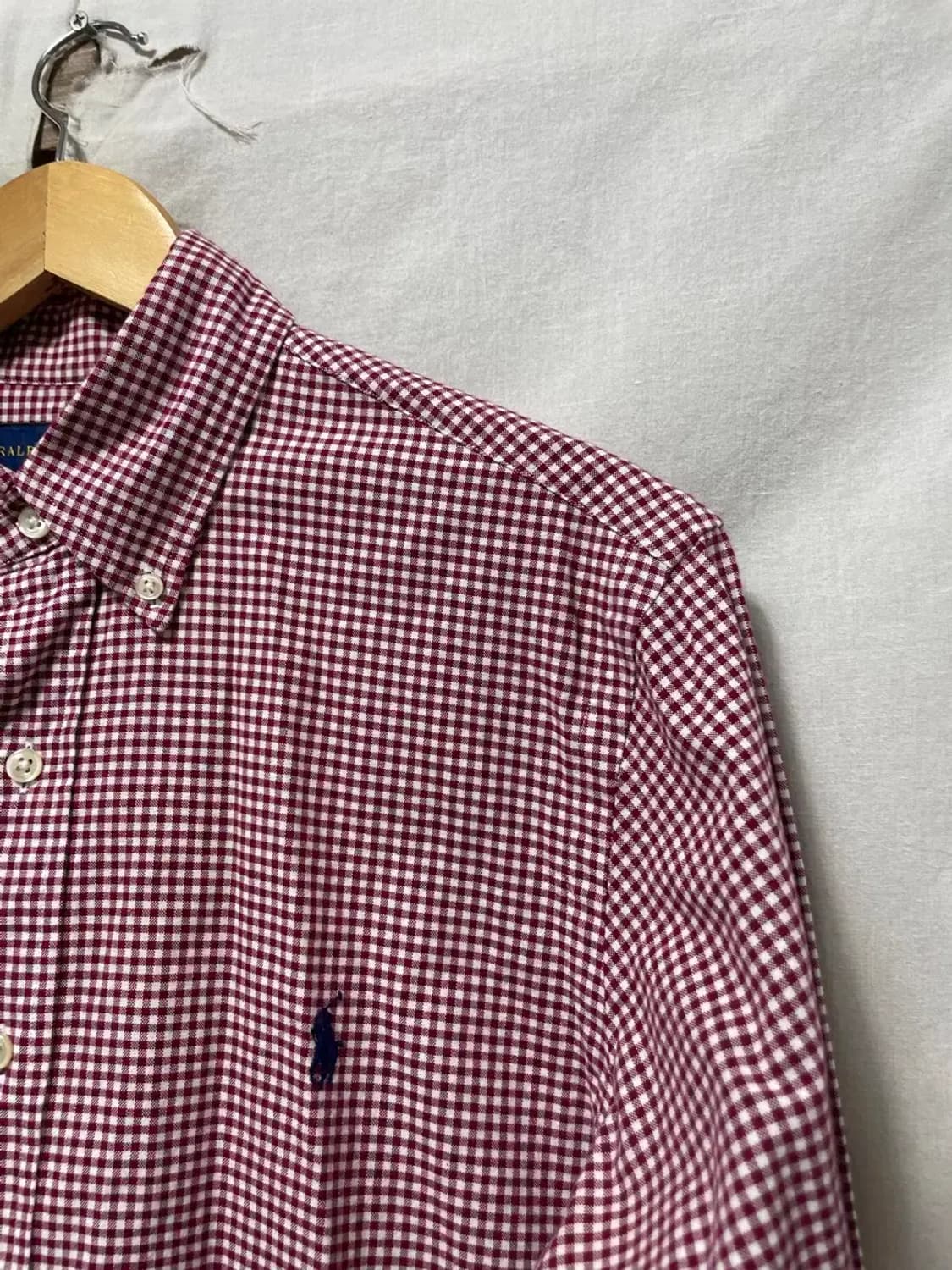 폴로 랄프로렌 긴팔 체크 셔츠 M 상품이미지3