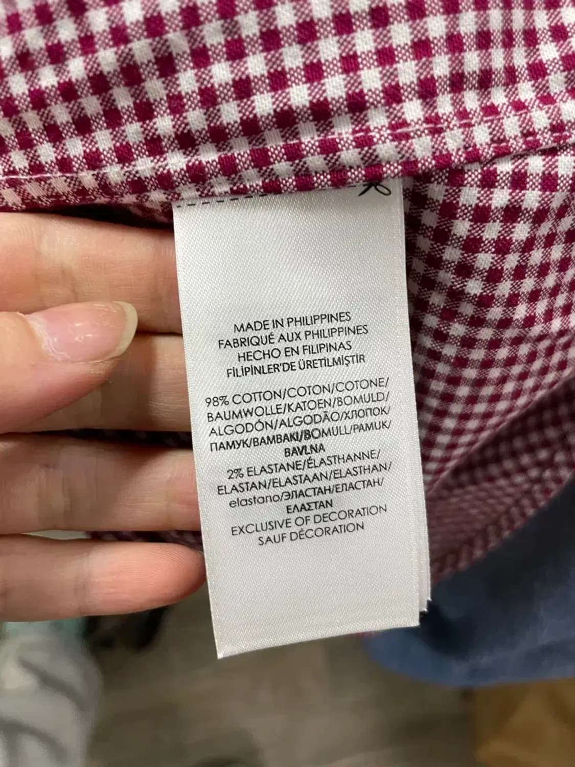 폴로 랄프로렌 긴팔 체크 셔츠 M 상품이미지5