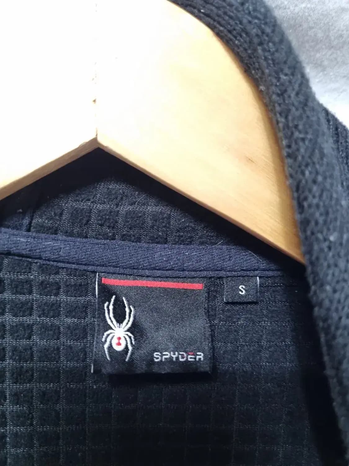 스파이더 블랙 후드 집업 S 상품이미지4