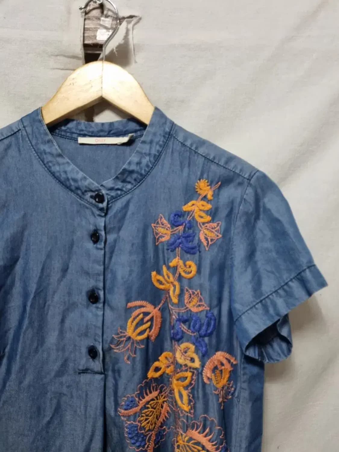 오일릴리 자수 반팔 원피스 36 상품이미지3