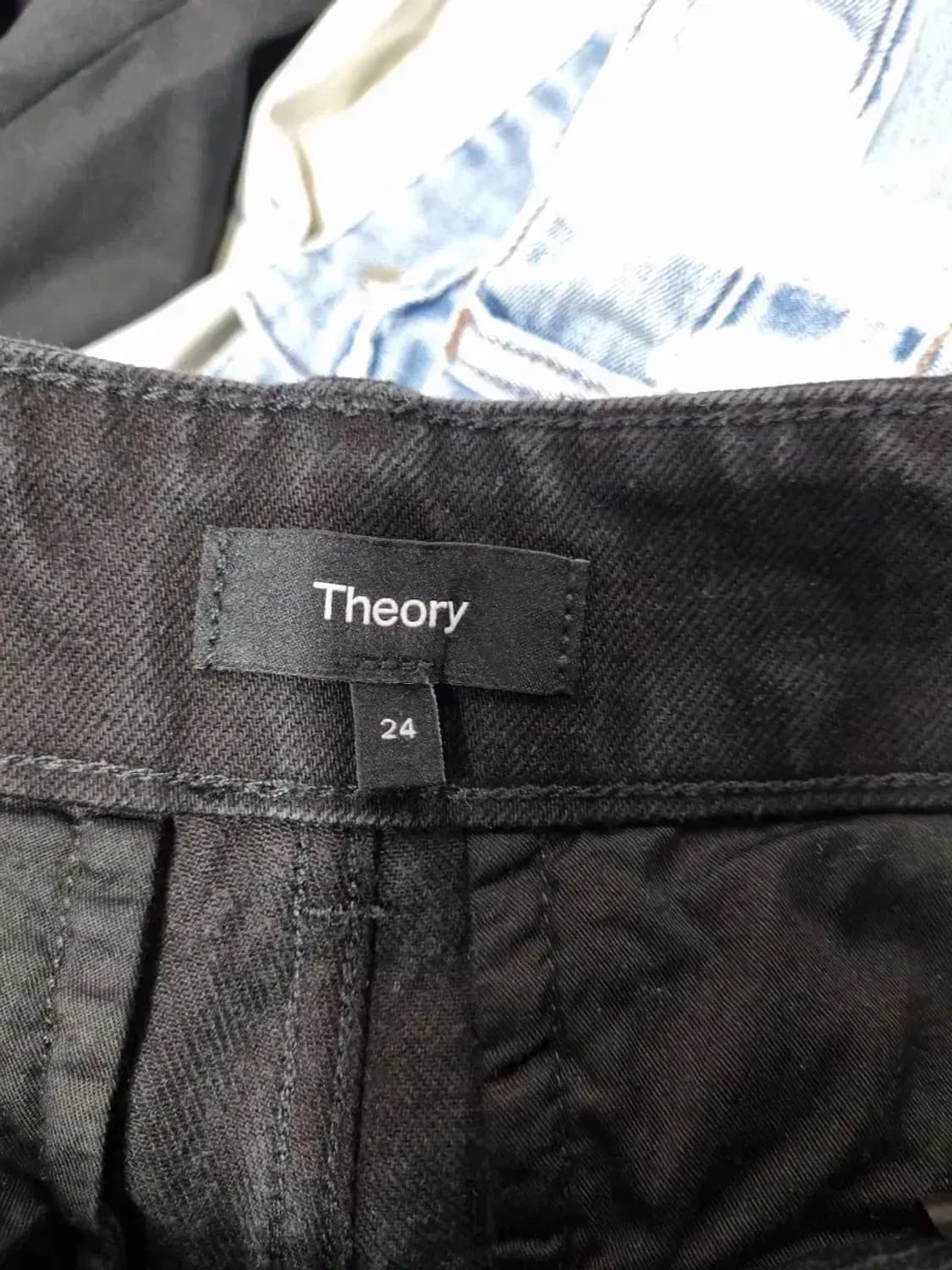 띠오리 블랙 데님 팬츠 24 상품이미지3