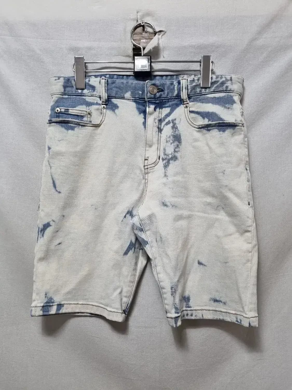 시스템 워싱 데님 반바지 78-96 상품이미지1