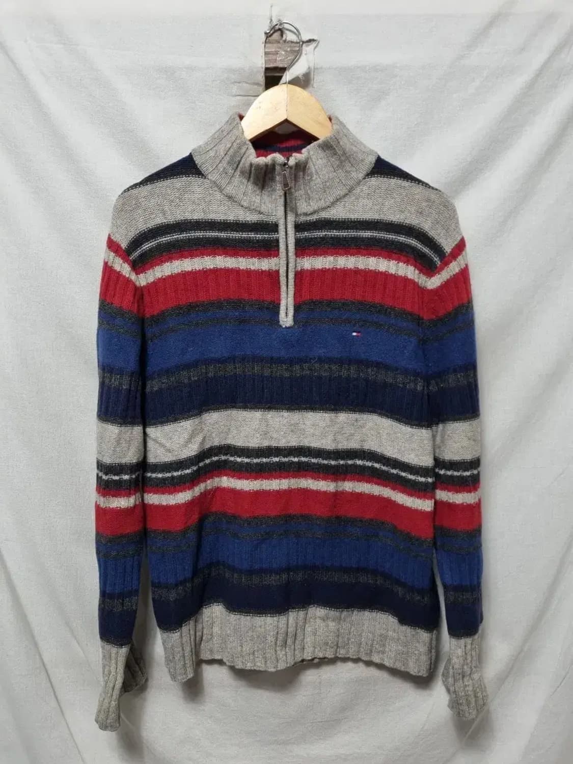 타미힐피거 니트 반집업 XL 상품이미지1