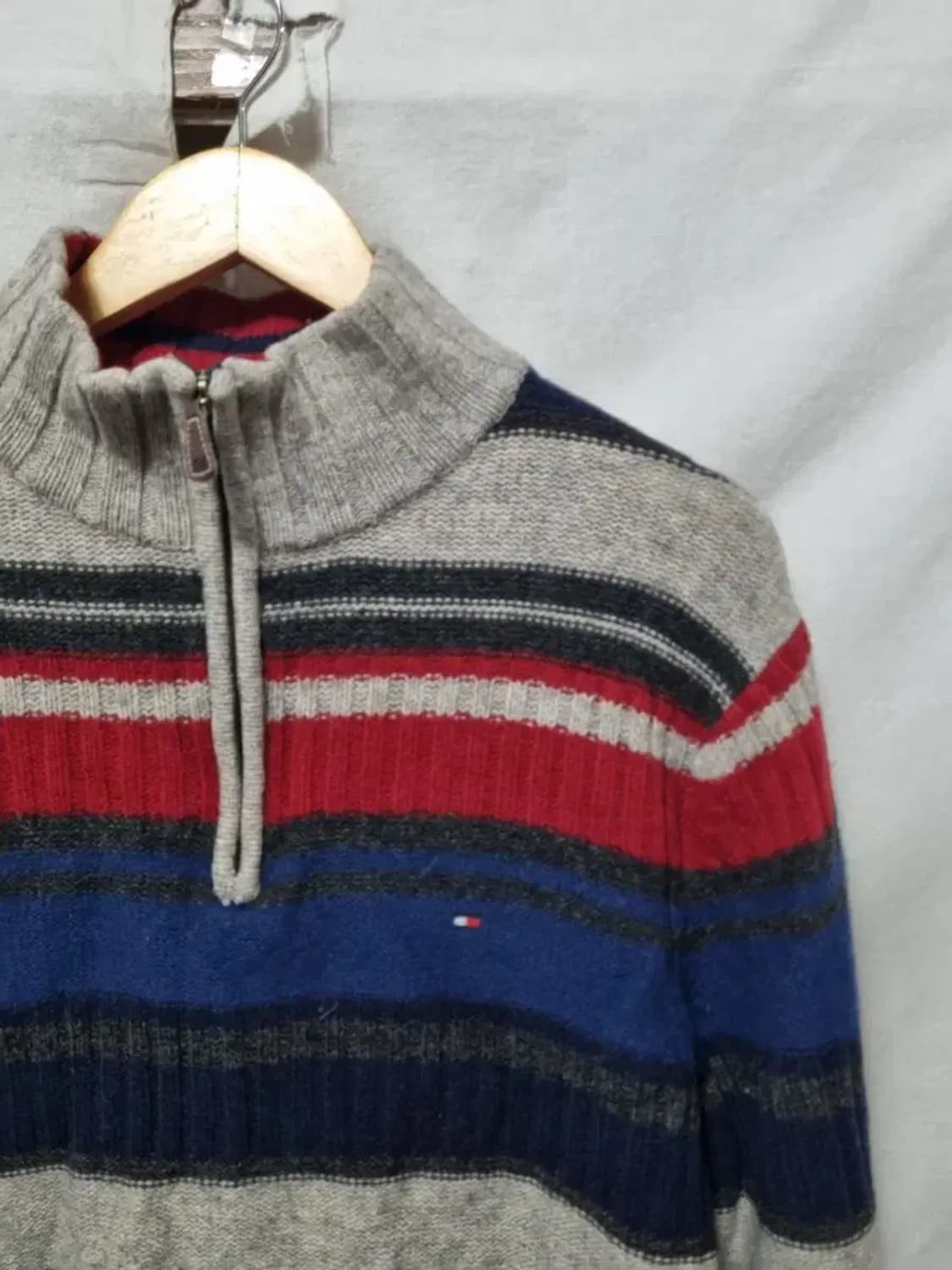 타미힐피거 니트 반집업 XL 상품이미지3