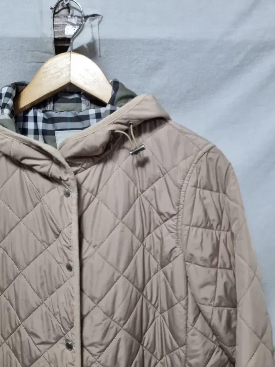 BCBG 퀄팅 후드 코트 자켓 85~90 상품이미지3