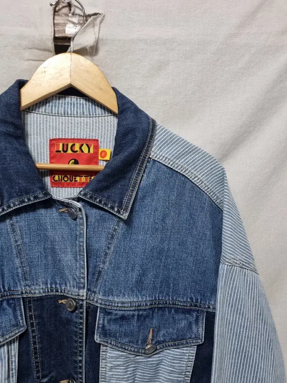 럭키슈에뜨 데님 자켓 청자켓 F 상품이미지3