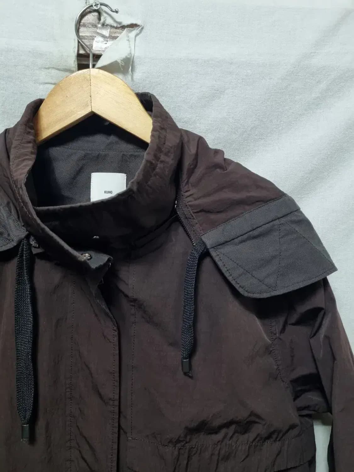 구호 후드 바람막이 코트 0 상품이미지3