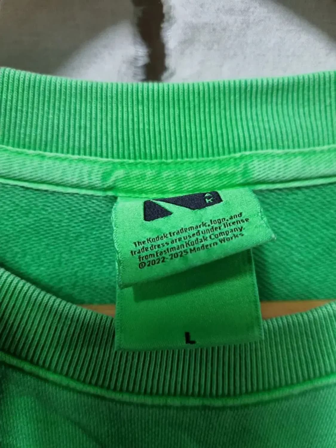 코닥 맨투맨 티셔츠 L 상품이미지4