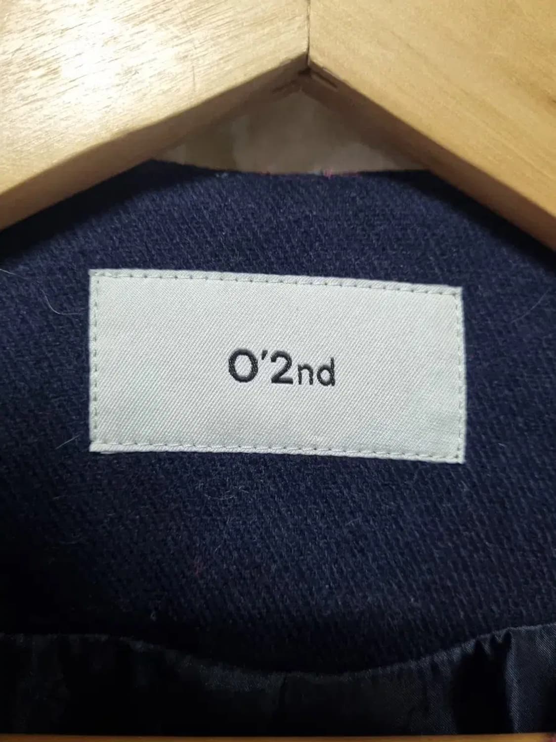 오즈세컨 체크 니트 자켓 85~90 상품이미지4