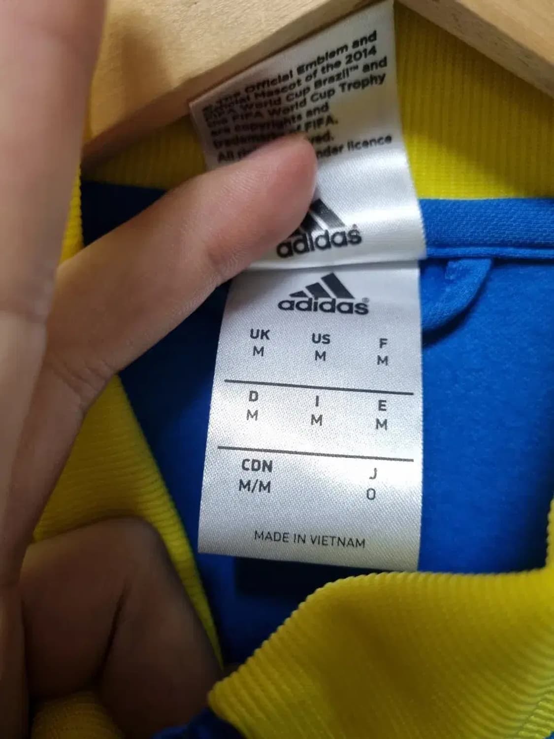 아디다스 브라질 트랙탑 져지 자켓 M 상품이미지5
