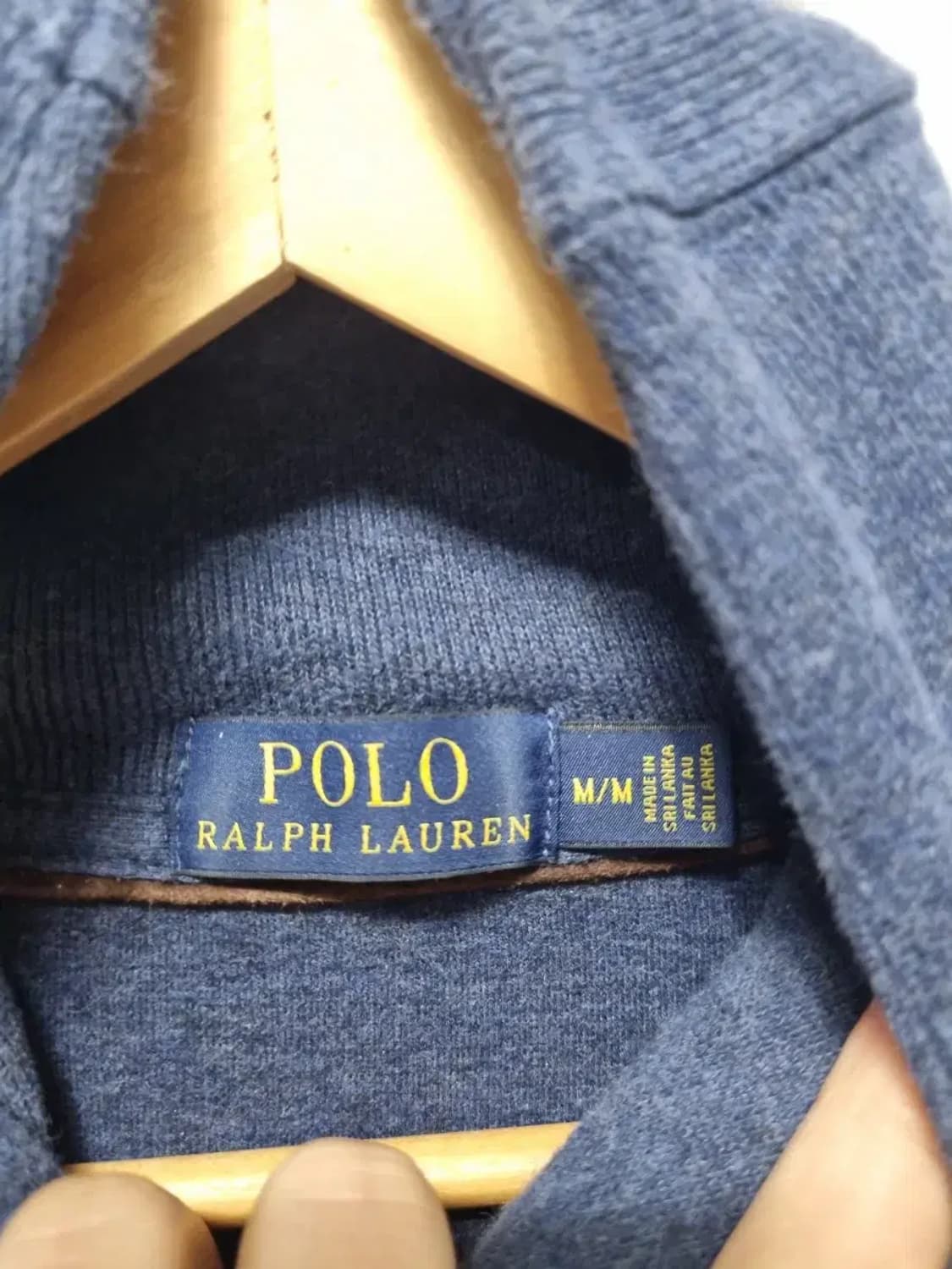 폴로 랄프로렌  숄카라 니트 M 상품이미지4