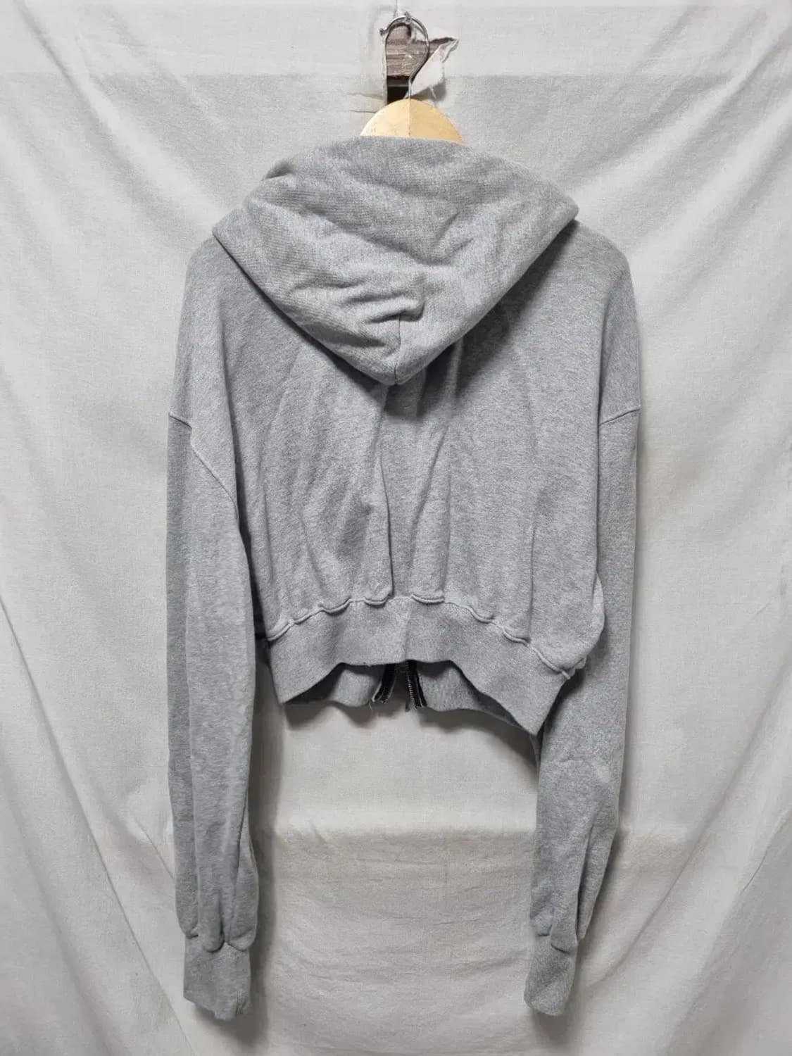 우알롱 크롭 후드 집업 S 상품이미지2