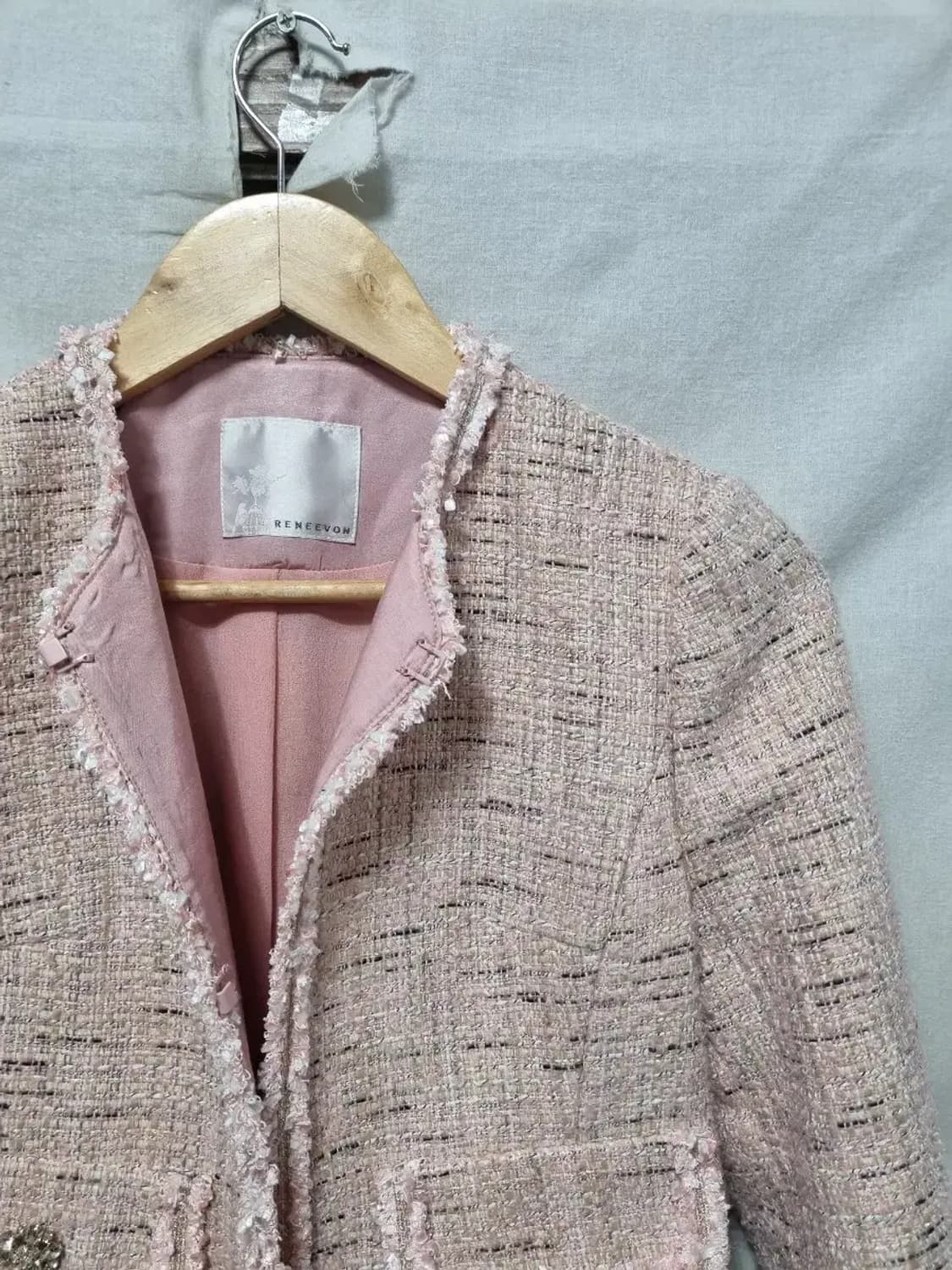 레니본 트위드 자켓 90 상품이미지3