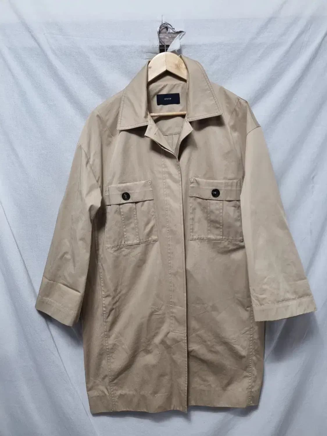 시스템 숏 트렌치 코트 90 상품이미지1