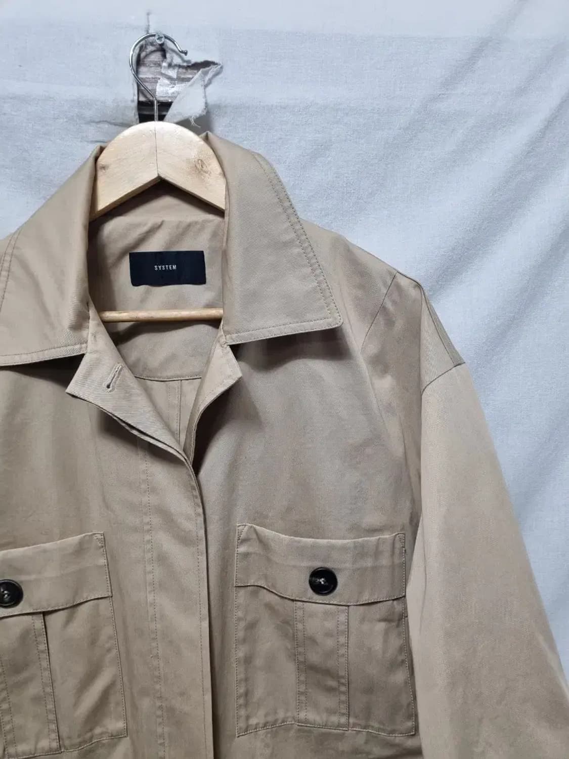 시스템 숏 트렌치 코트 90 상품이미지3