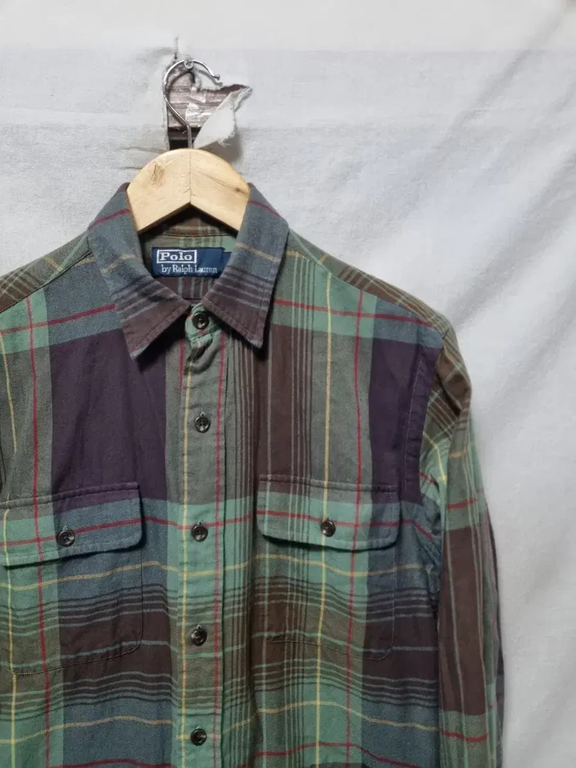 폴로 랄프로렌 체크 셔츠 S 상품이미지3