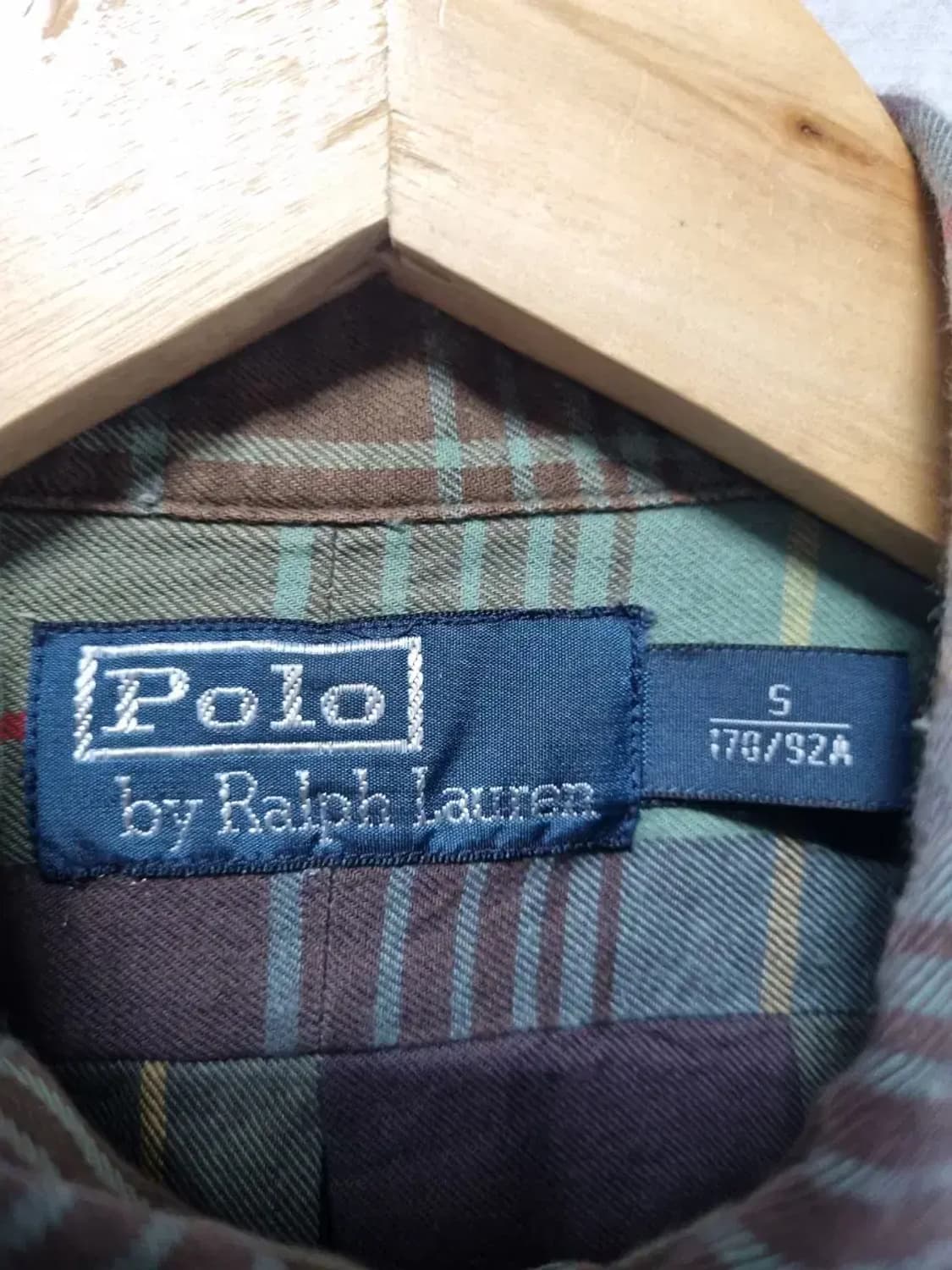 폴로 랄프로렌 체크 셔츠 S 상품이미지4
