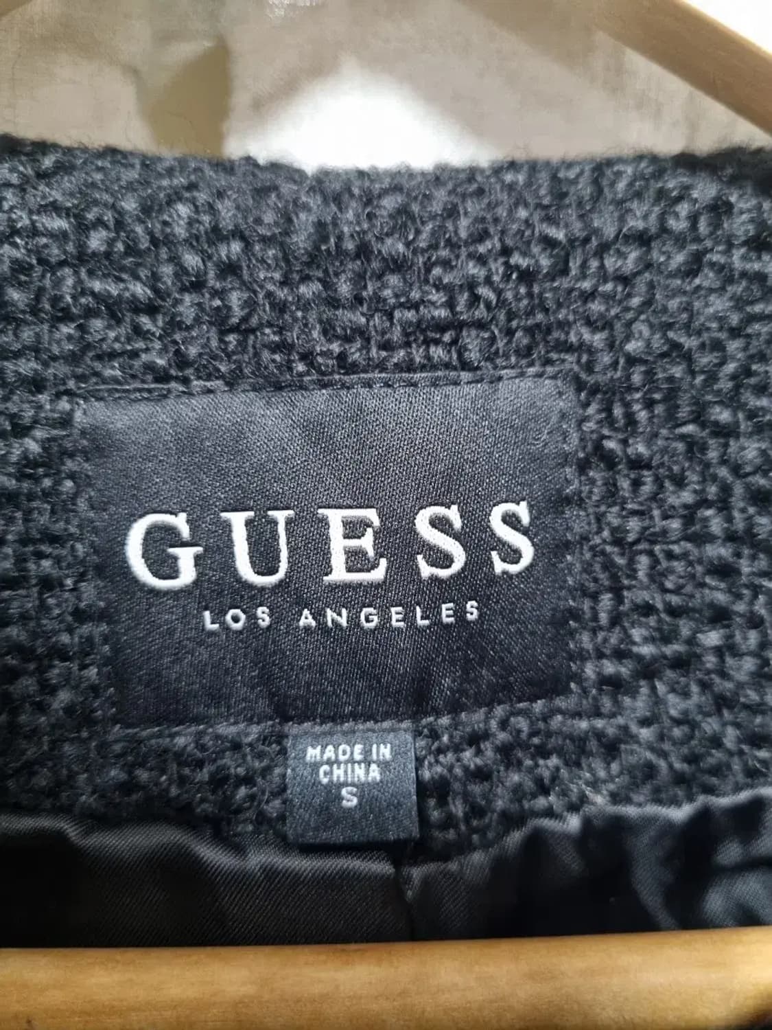 게스 블랙 트위드 자켓 S 상품이미지4