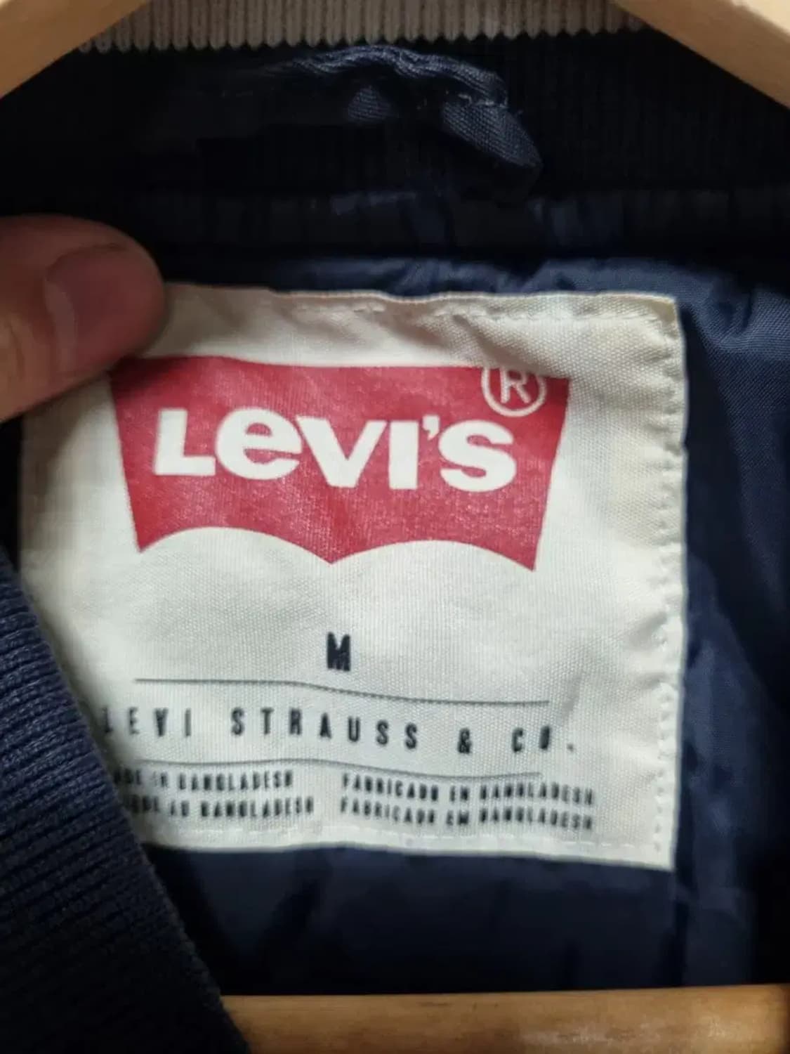 리바이스 네이비 바시티 자켓 M 상품이미지4