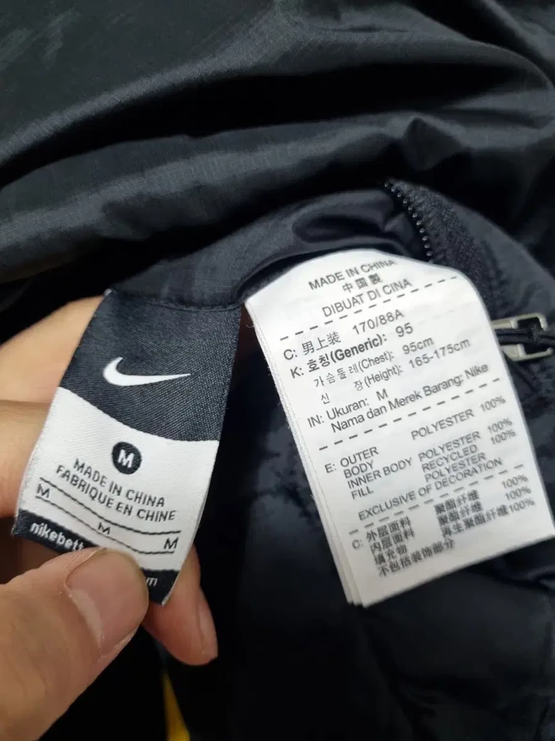 나이키 유벤투스 후드 패딩 점퍼 M 상품이미지6