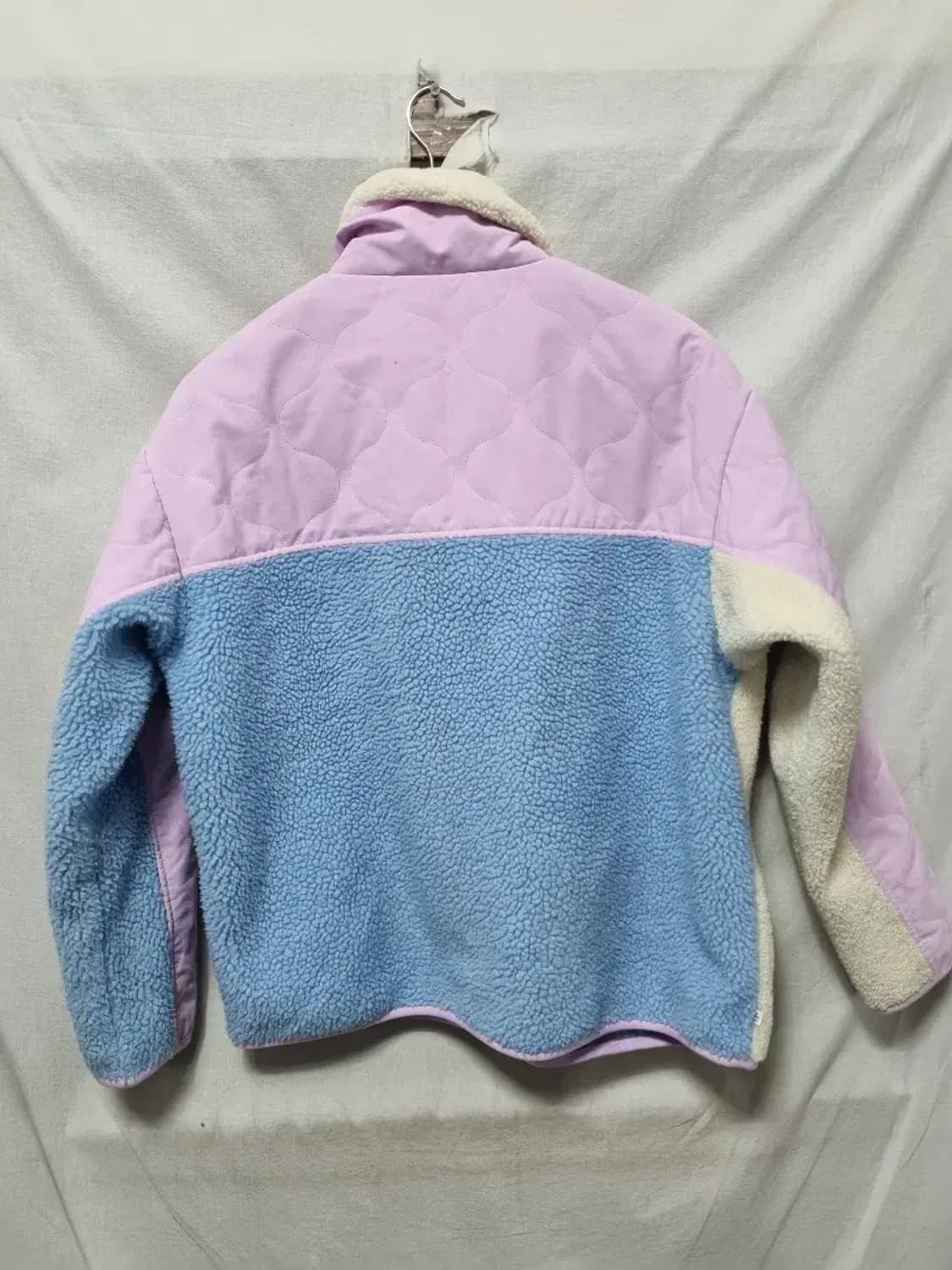 아디다스 뽀글이 배색 자켓 S 상품이미지2