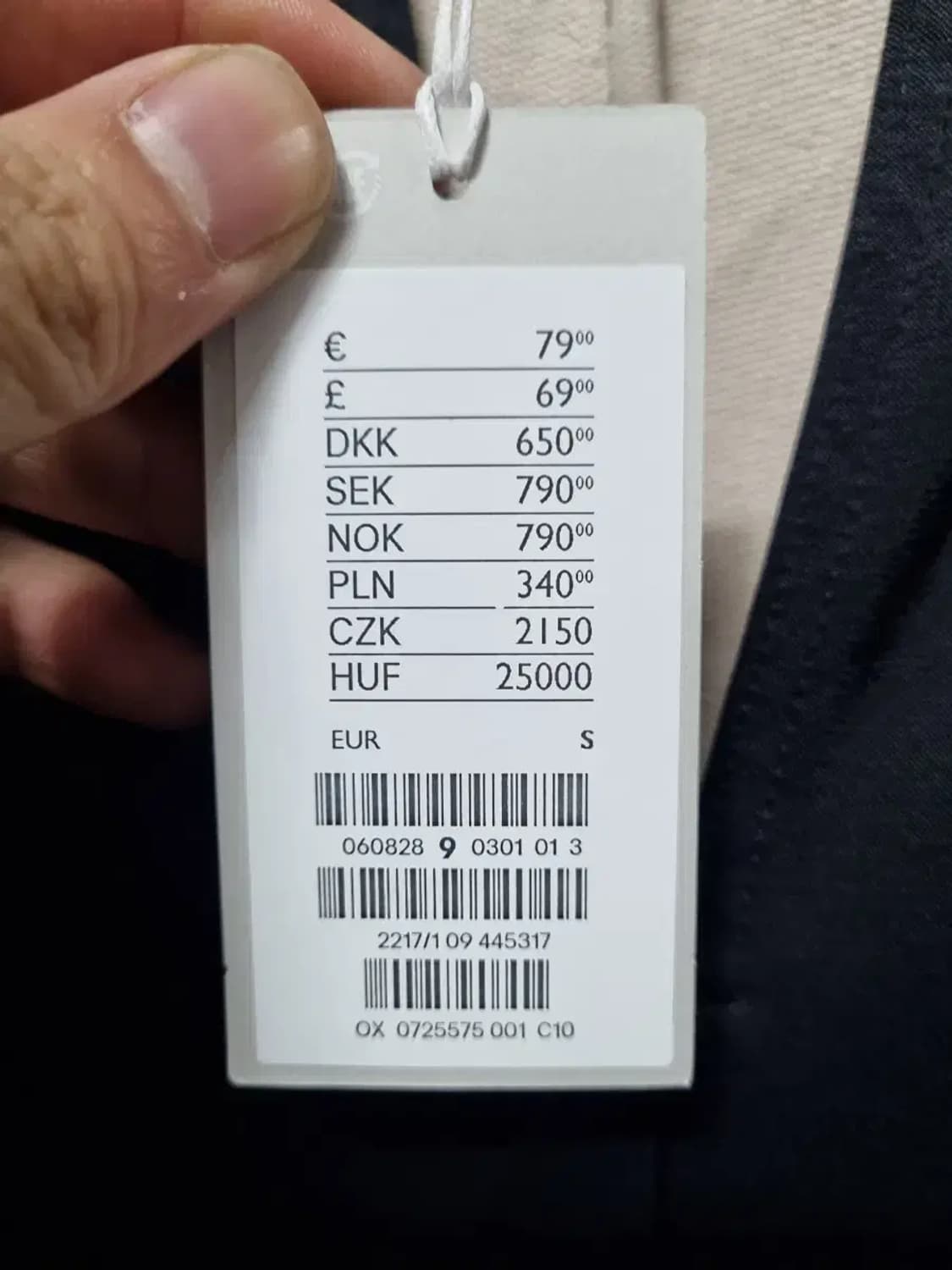 새상품) COS 블랙 원피스 95 상품이미지5