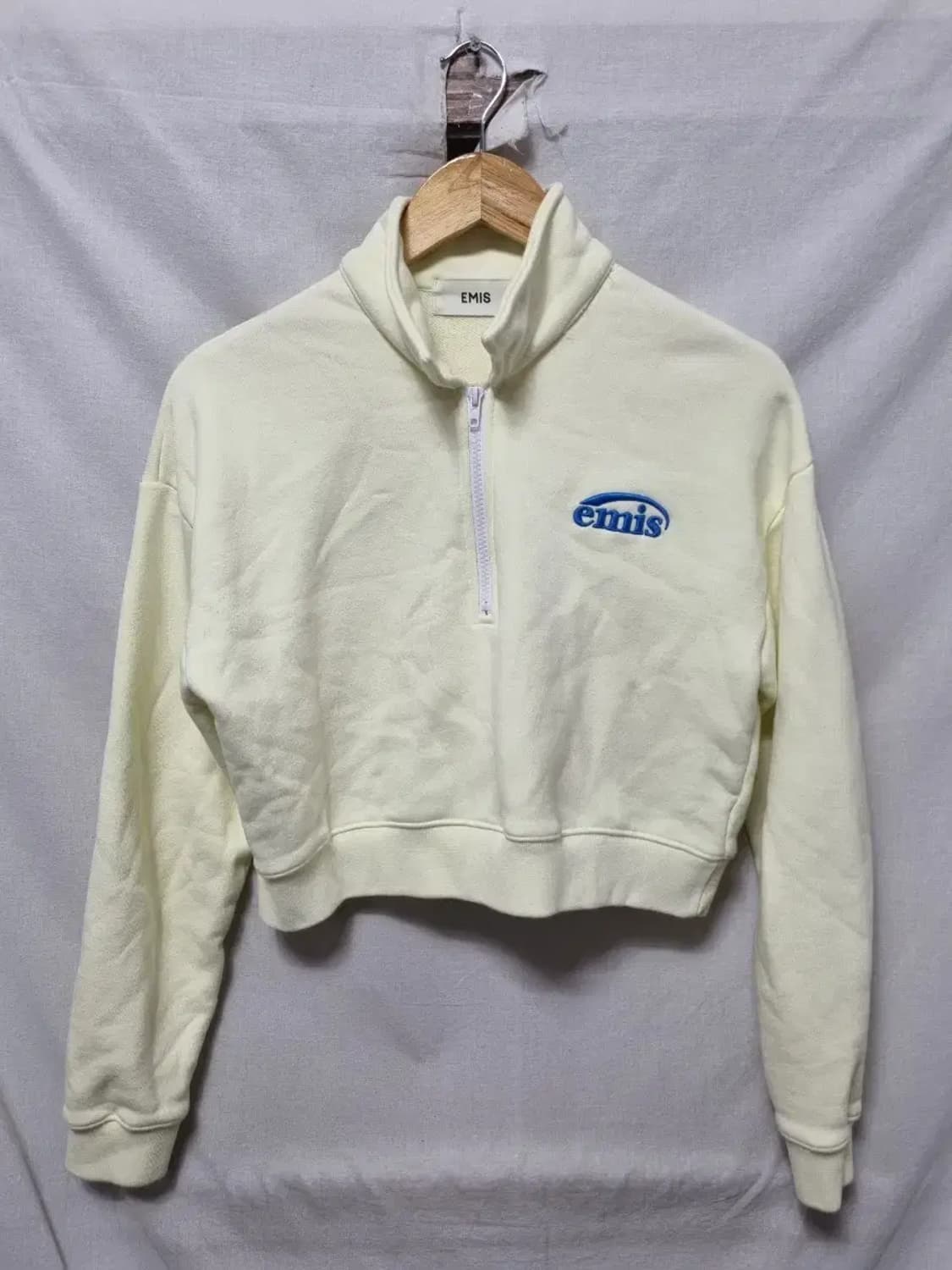 EMIS 크롭 맨투맨 S 상품이미지1