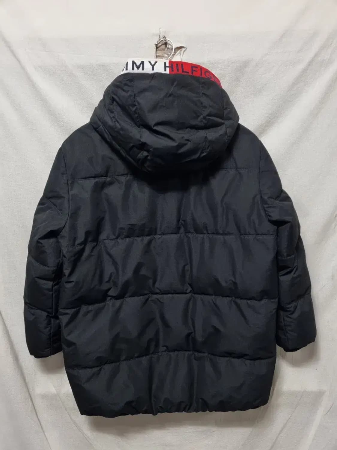 타미힐피거 블랙 후드 패딩 점퍼 95 상품이미지2