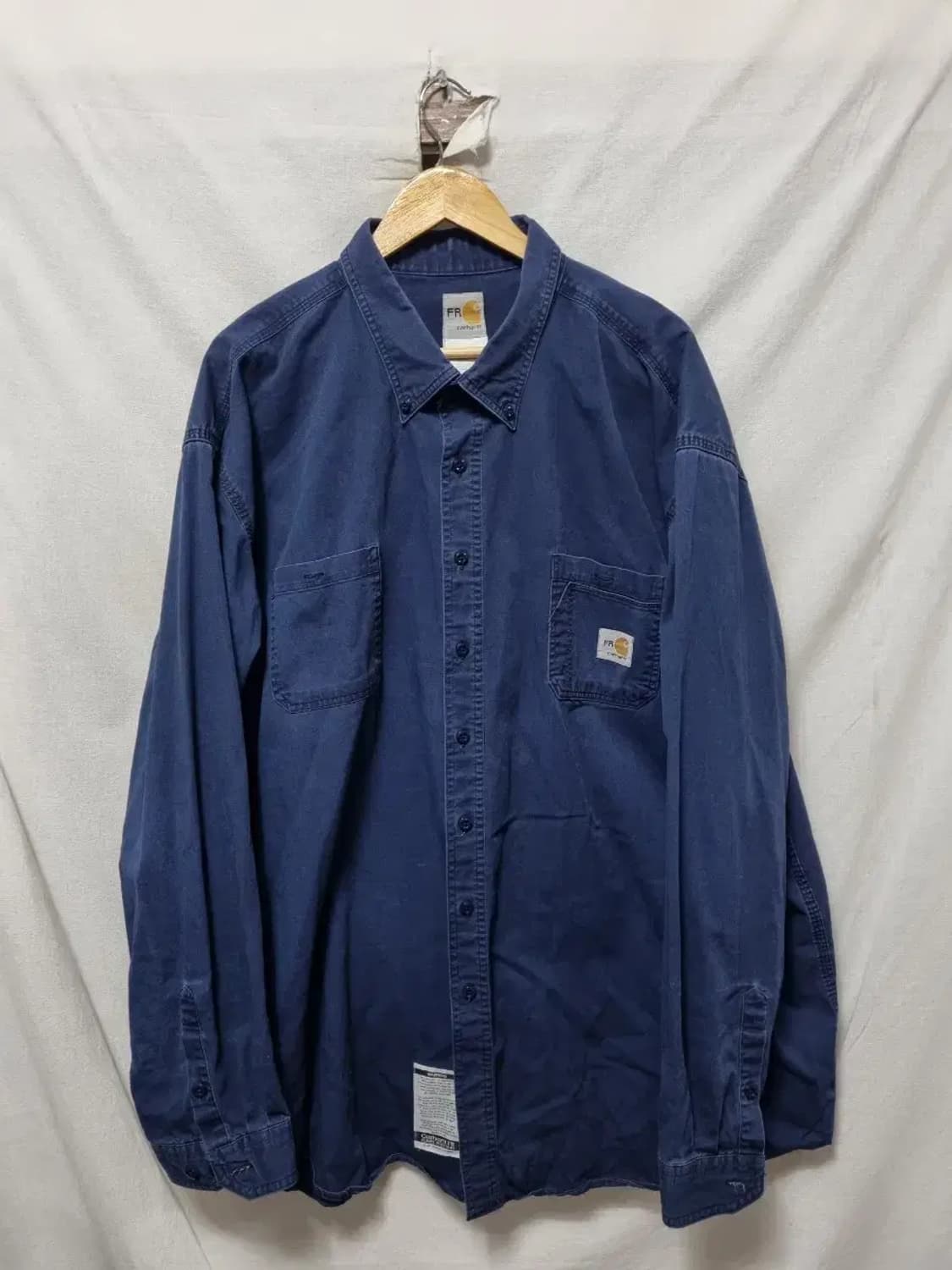칼하트 FR 네이비 셔츠 110~115 상품이미지1