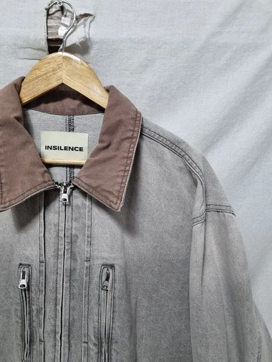 인사일런스 데님 워크 자켓 L 상품이미지3