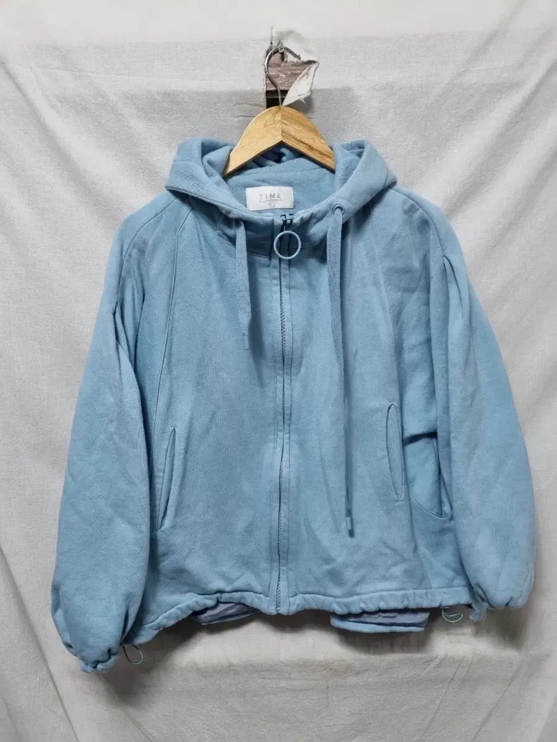 TIME 블루종 스타일 후드 집업 F 상품이미지1