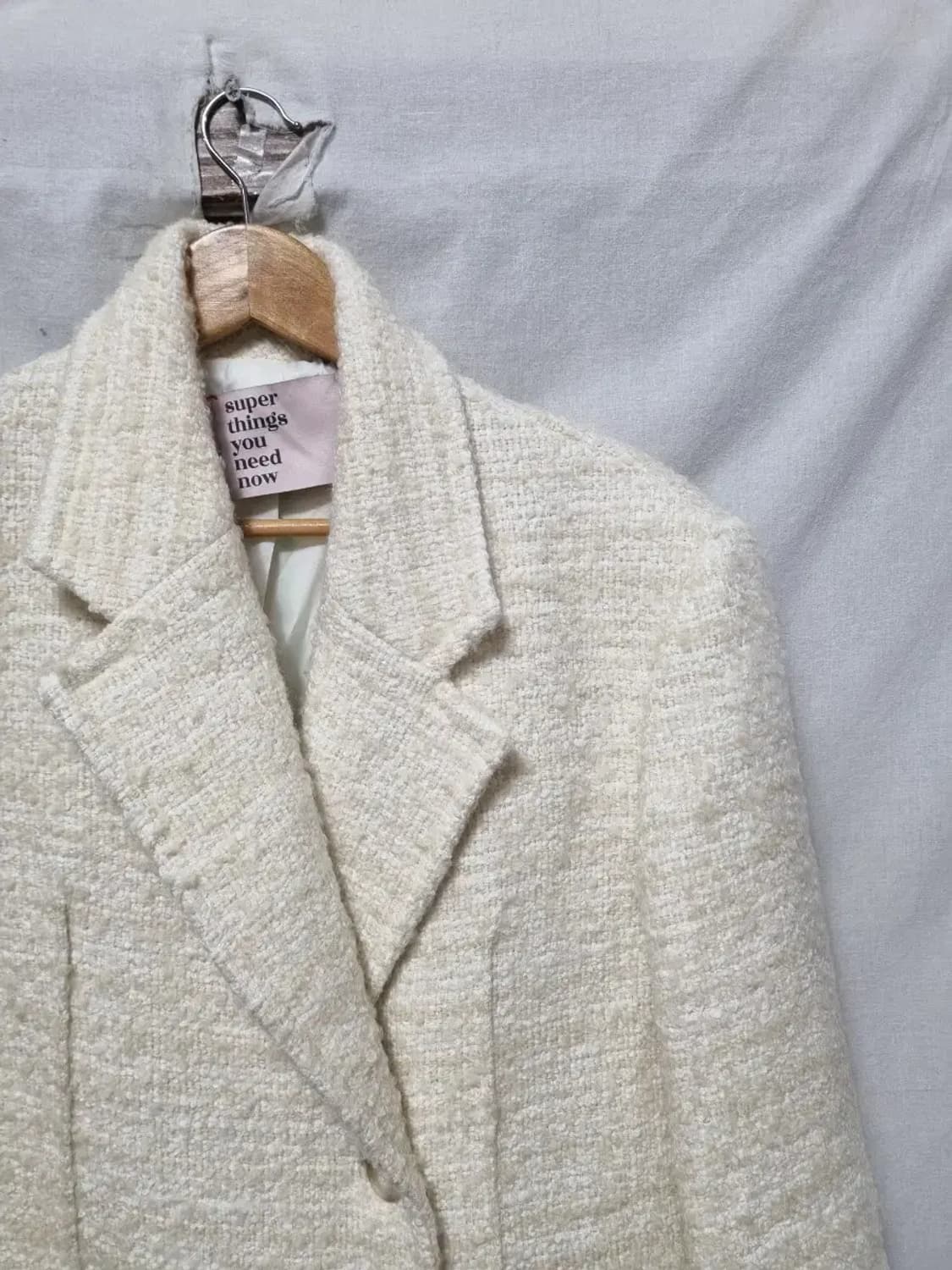 슈퍼띵스 트위드 코트 F 상품이미지3