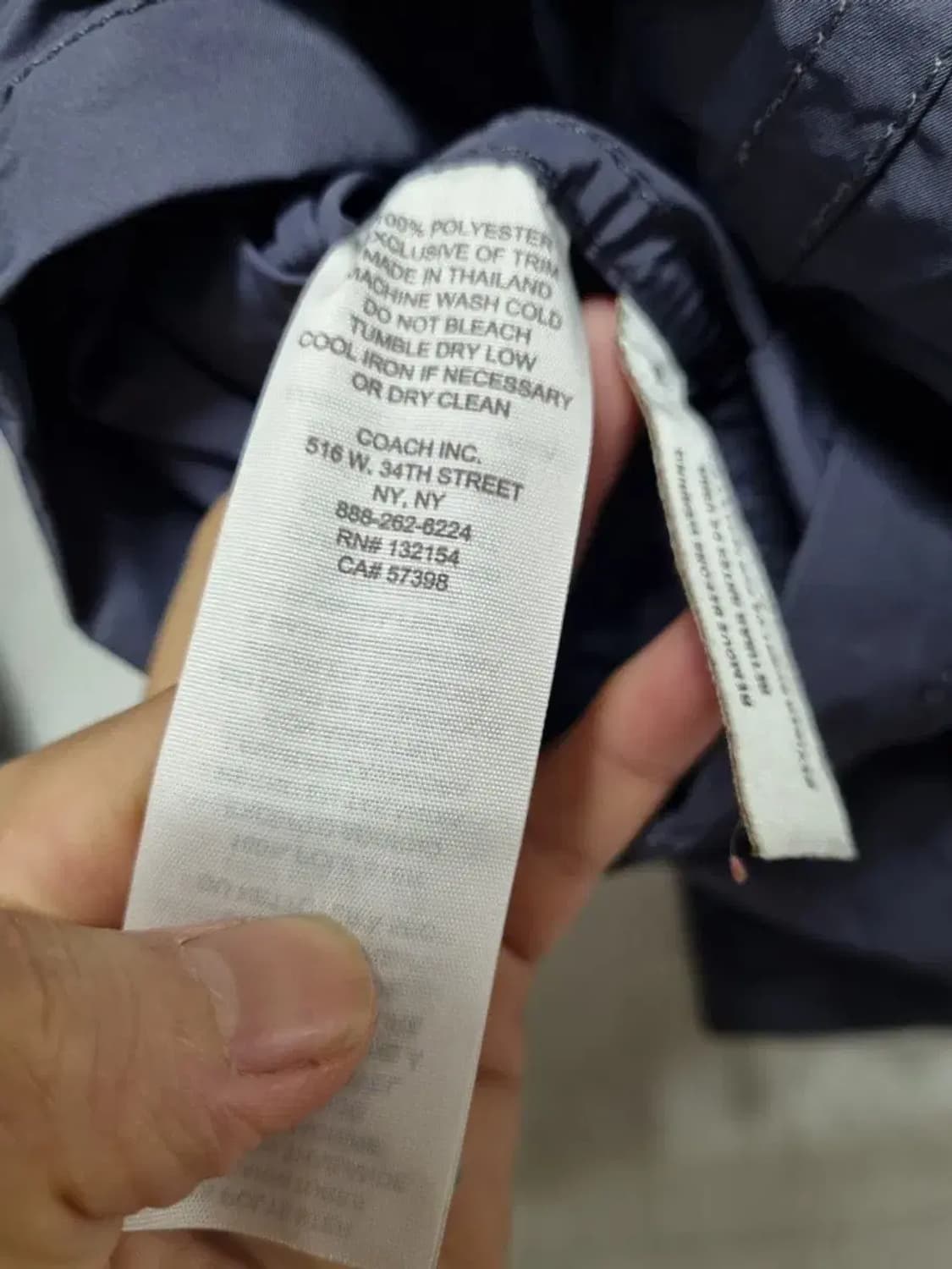 코치 바람막이 자켓 XS 상품이미지5