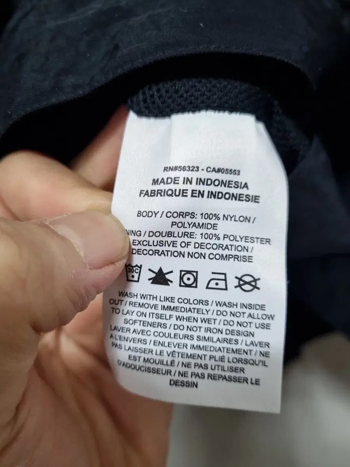 나이키 크롭 바람막이 자켓 XS 상품이미지5