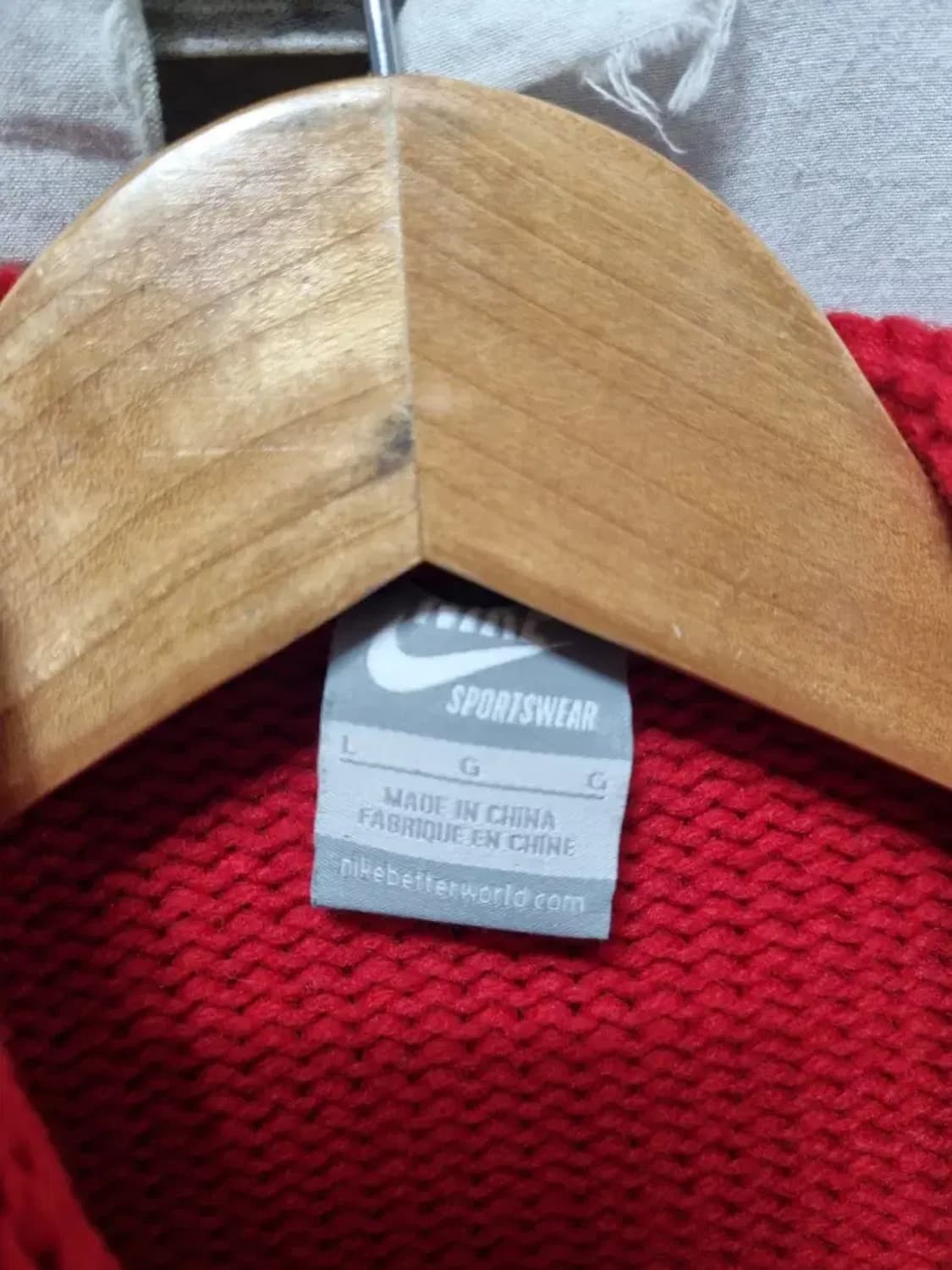 나이키 스포트웨어 니트 후드 집업 L 상품이미지4