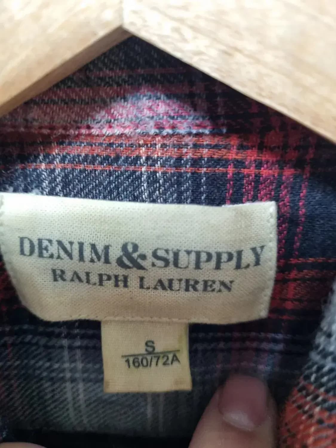 데님앤서플라이 체크 캉캉 원피스 S 상품이미지4