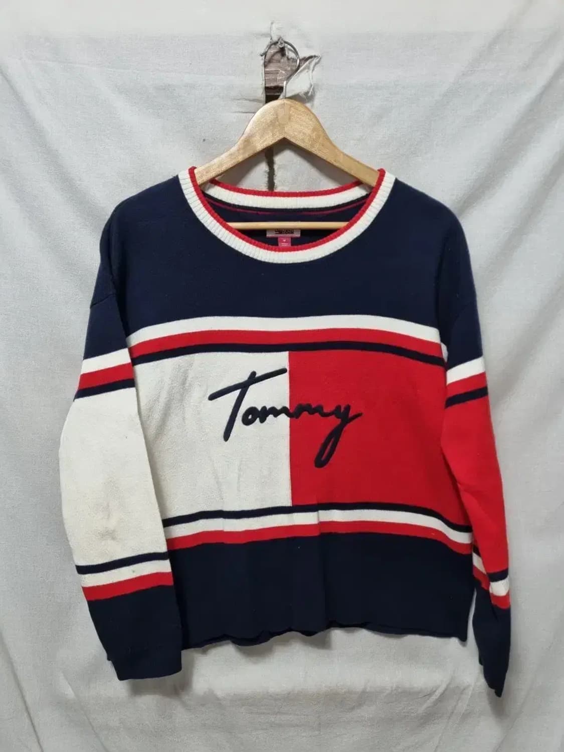 타미힐피거 스트라이프 니트 M 상품이미지1