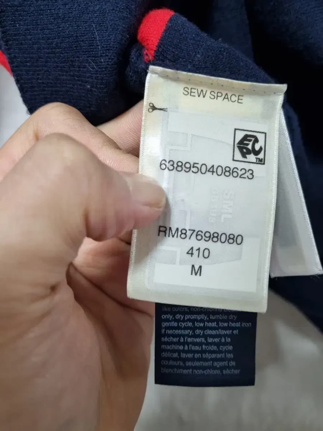 타미힐피거 스트라이프 니트 M 상품이미지5