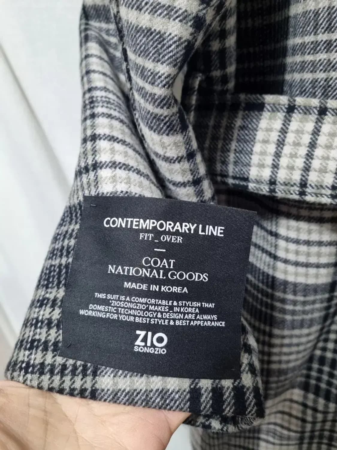 새상품) 지오송지오 코트 자켓 95 (100~105가능) 상품이미지4