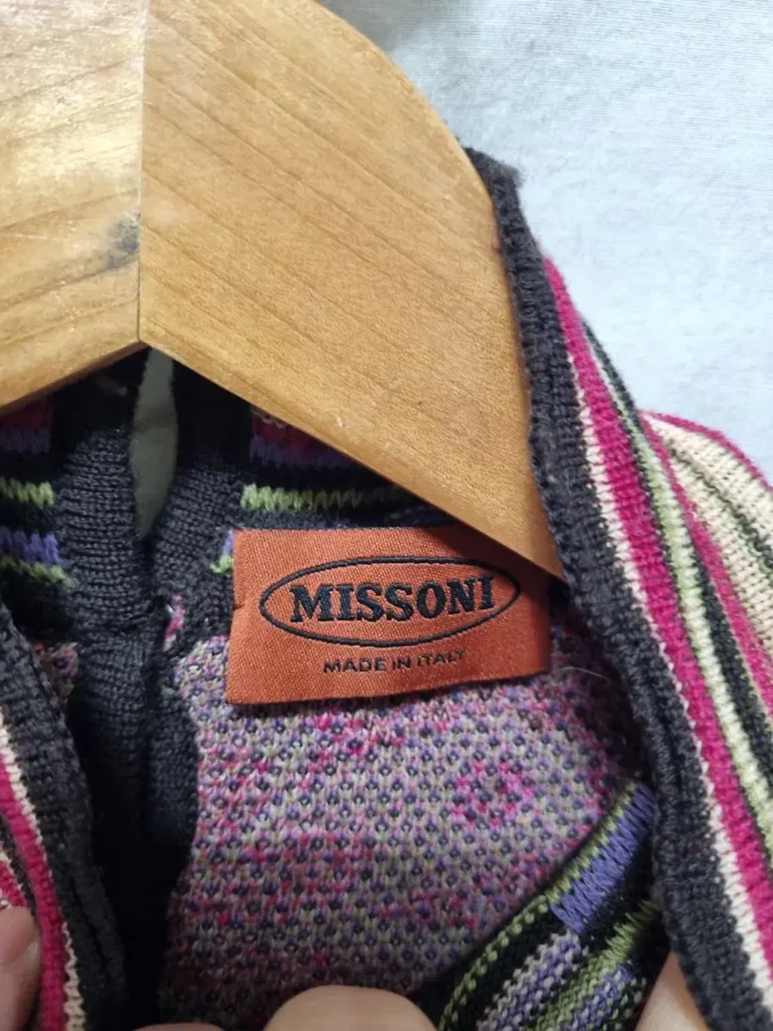 미쏘니 플라워 패턴 터틀넥 니트 46 상품이미지4