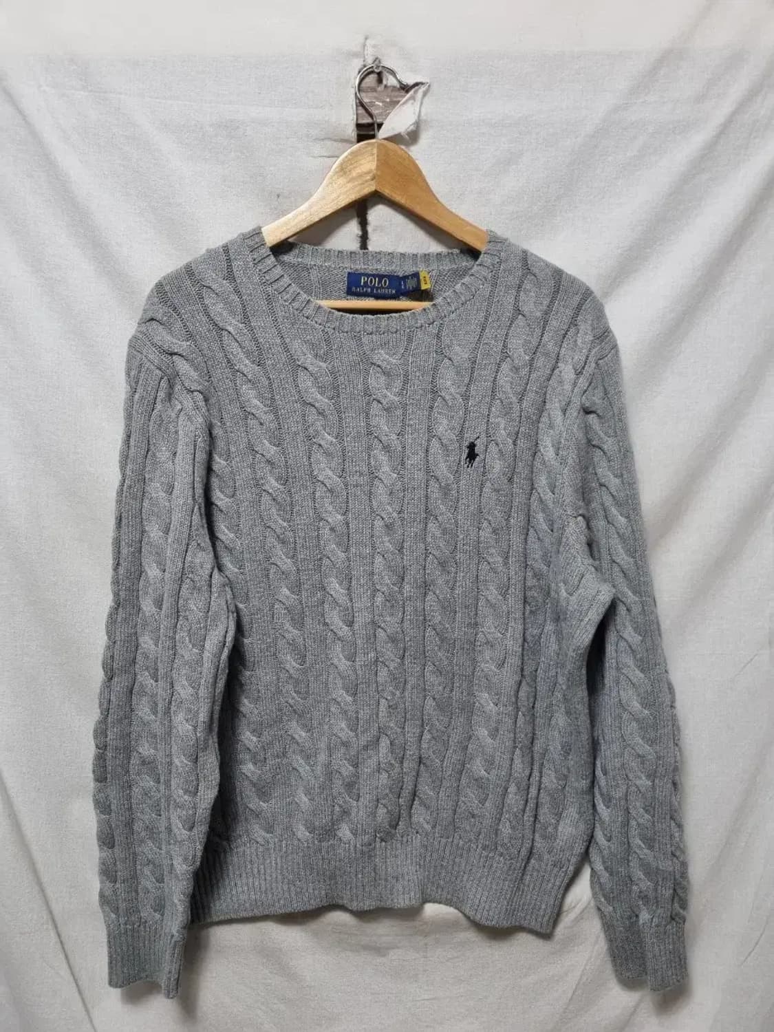 폴로 랄프로렌 꽈배기 니트 L 상품이미지1
